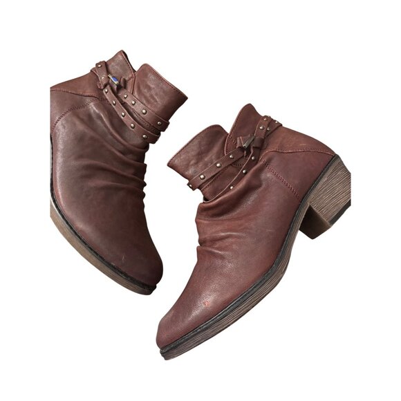 Womens Brown Women's Propet Roxie Brown Leather Ankle Boots - Picture 5 of 16